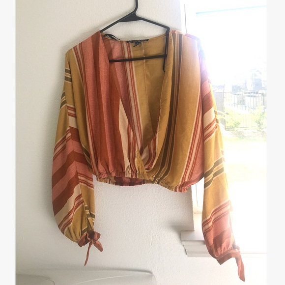 Striped Long Sleeve Blouse - Picture 1 of 1